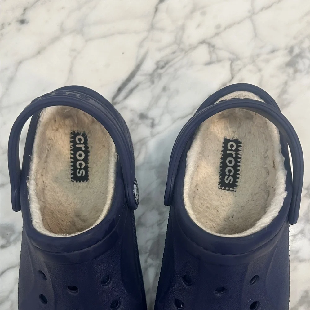 CROCS Kids Dark Blue Insulated Shoes